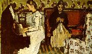 Paul Cezanne Girl at the Piano France oil painting artist